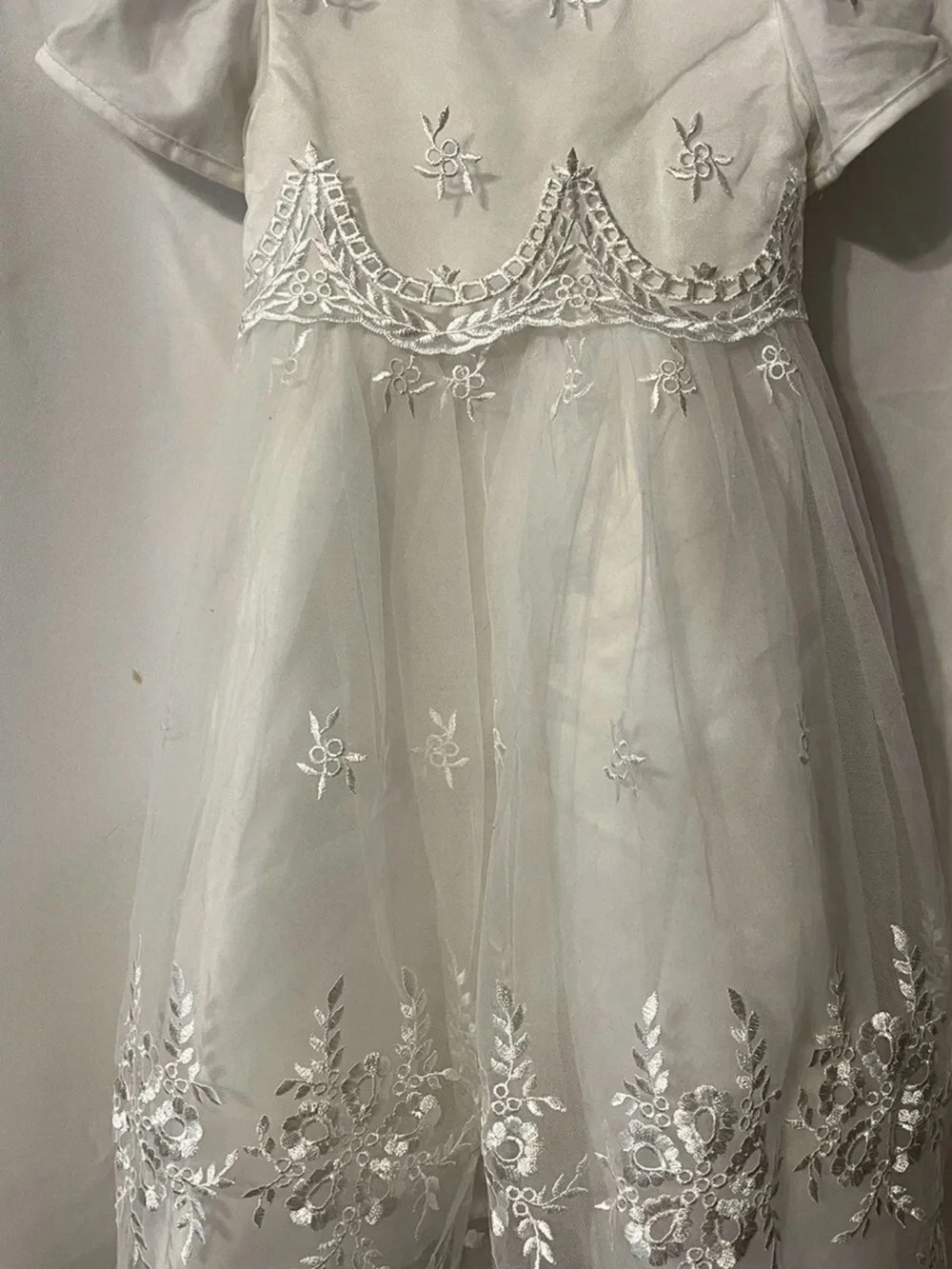 White Temple Infant👶🏻Christening/Blessing Dress👗Sz 12/18M